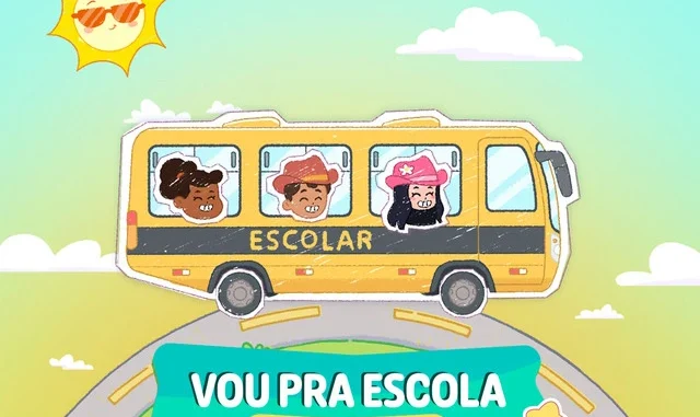 Vou pra escola de busao turma da boiadeirinha ana castela